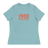 Women's Relaxed and smooth fabric T-Shirt "1980 SOMETHING"