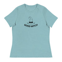 Relaxed fit and smooth fabric relaxed t-shirt - "GOOD WITCH"