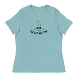 Relaxed fit and smooth fabric relaxed t-shirt - "GOOD WITCH"