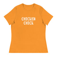 This jOne of the softest and most comfortable women's t-shirt you'll ever own.  "CHICKEN CHICK"