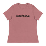 Softest and most comfortable Women's Relaxed T-Shirt "Giddythefup