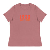 Women's Relaxed and smooth fabric T-Shirt "1980 SOMETHING"