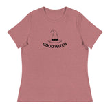 Relaxed fit and smooth fabric relaxed t-shirt - "GOOD WITCH"