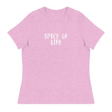 Women's relaxed softest and most comfortable t-shirt you'll ever own.  "SPICE OF LIFE"