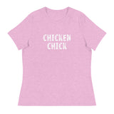 This jOne of the softest and most comfortable women's t-shirt you'll ever own.  "CHICKEN CHICK"