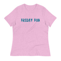 Women's relaxed softest and most comfortable t-shirt you'll ever own. "FRIDAY FUN"