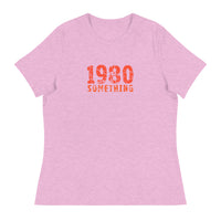 Women's Relaxed and smooth fabric T-Shirt "1980 SOMETHING"