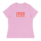 Women's Relaxed and smooth fabric T-Shirt "1980 SOMETHING"