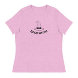 Relaxed fit and smooth fabric relaxed t-shirt - "GOOD WITCH"