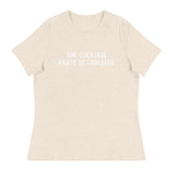 Women's relaxed softest and most comfortable t-shirt you'll ever own "THE COCKTAIL PARTY IS CANCELED"