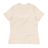 Women's relaxed softest and most comfortable t-shirt you'll ever own. "SO GRATEFUL"