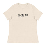 Women's Relaxed T-Shirt that might be the softest and most comfortable women's t-shirt you'll ever own   "LOOK UP"