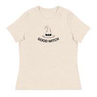 Relaxed fit and smooth fabric relaxed t-shirt - "GOOD WITCH"