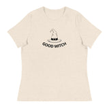 Relaxed fit and smooth fabric relaxed t-shirt - "GOOD WITCH"