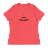 Relaxed fit and smooth fabric relaxed t-shirt - "GOOD WITCH"