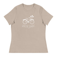 Women's relaxed softest and most comfortable t-shirt you'll ever own.  "BIKER BABE"