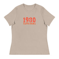 Women's Relaxed and smooth fabric T-Shirt "1980 SOMETHING"