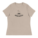 Relaxed fit and smooth fabric relaxed t-shirt - "GOOD WITCH"