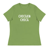 This jOne of the softest and most comfortable women's t-shirt you'll ever own.  "CHICKEN CHICK"