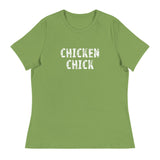 This jOne of the softest and most comfortable women's t-shirt you'll ever own.  "CHICKEN CHICK"