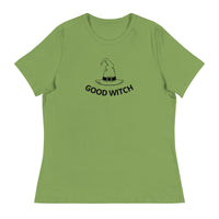 Relaxed fit and smooth fabric relaxed t-shirt - "GOOD WITCH"