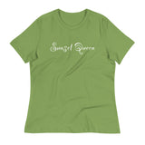 Soft and comfortable women's relaxed t-shirt "SUNSET QUEEN"