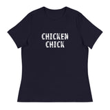 This jOne of the softest and most comfortable women's t-shirt you'll ever own.  "CHICKEN CHICK"