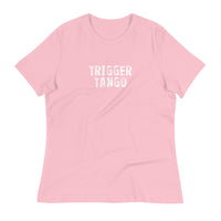 Women's relaxed softest and most comfortable t-shirt you'll ever own "TRIGGER TANGO"