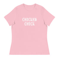 This jOne of the softest and most comfortable women's t-shirt you'll ever own.  "CHICKEN CHICK"