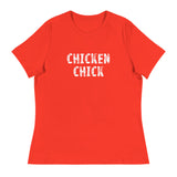 This jOne of the softest and most comfortable women's t-shirt you'll ever own.  "CHICKEN CHICK"