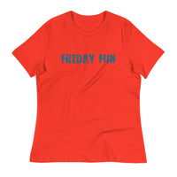 Women's relaxed softest and most comfortable t-shirt you'll ever own. "FRIDAY FUN"