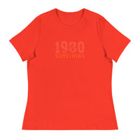 Women's Relaxed and smooth fabric T-Shirt "1980 SOMETHING"