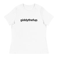 Softest and most comfortable Women's Relaxed T-Shirt "Giddythefup