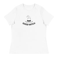 Relaxed fit and smooth fabric relaxed t-shirt - "GOOD WITCH"